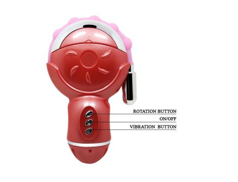 Stymulator łechtaczki Baile Rolling Fun giętki 12 wibracji 6 rotacji - 7
