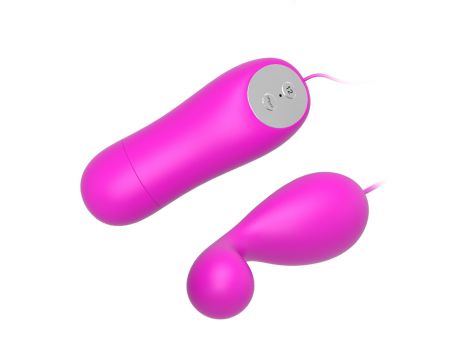 Mini wibrator Baile różowy silikonowy 12 funkcji zdalny - 2