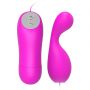 Mini wibrator Baile różowy silikonowy 12 funkcji zdalny - 2