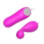 Mini wibrator Baile różowy silikonowy 12 funkcji zdalny - 3