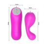 Mini wibrator Baile różowy silikonowy 12 funkcji zdalny - 5