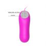 Mini wibrator Baile różowy silikonowy 12 funkcji zdalny - 6