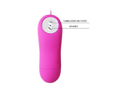 Mini króliczek wibrator Baile Cute Secret 12 funkcji - 6