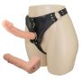 Regulowana uprząż z dwoma realistycznymi dildami Baile Jessica 20cm 13cm - 3