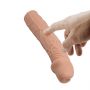 Regulowana uprząż z dwoma realistycznymi dildami Baile Jessica 20cm 13cm - 4