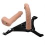 Regulowana uprząż z dwoma realistycznymi dildami Baile Jessica 20cm 13cm - 6