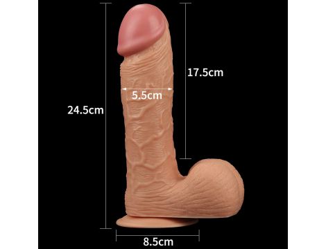 9"" Legendary King Sized Realistic Dildo - 7