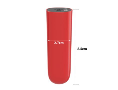 Mini wibrator IJOY ładowany USB wodoodporny 10 funkcji 8 cm - 2