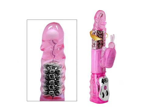 Wibrator króliczek Baile Deluxe Dream Lover z rotacją - 4