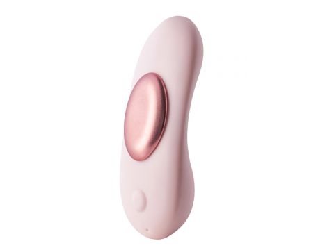Wibrator do majtek Vivre Gigi z pilotem USB różowy - 2