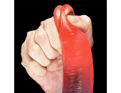 Realistyczne dildo Lovetoy TPE 19 cm z przyssawką - 6