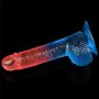 Realistyczne dildo Lovetoy TPE 19 cm z przyssawką - 6