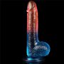 Realistyczne dildo Lovetoy TPE 19 cm z przyssawką - 11