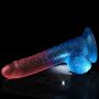 Realistyczne dildo Lovetoy TPE 19 cm z przyssawką - 12