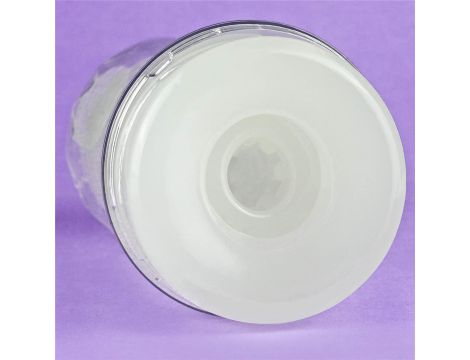 Masturbator żebrowany Lumino Play Lovetoy biały świecący 20 cm - 15
