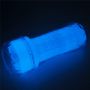 Masturbator żebrowany Lumino Play Lovetoy biały świecący 20 cm - 5