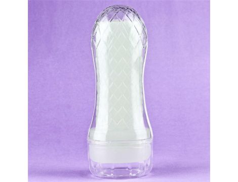 Masturbator Lumino Play świecący Lovetoy biały 20 cm - 14