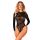 Body erotyczne Obsessive B137 wężowe czarne XL XXL
