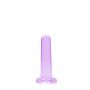 Przezroczyste dildo przyssawkowe RealRock 13,5 cm - 3