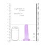 Przezroczyste dildo przyssawkowe RealRock 13,5 cm - 6