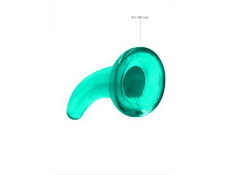 Dildo analne RealRock Crystal Clear z przyssawką 11 cm - 5