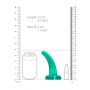 Dildo analne RealRock Crystal Clear z przyssawką 11 cm - 7