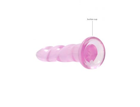 Dildo przezroczyste z przyssawką RealRock 17 cm - 4