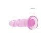 Dildo przezroczyste z przyssawką RealRock 17 cm - 5