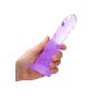 Dildo RealRock Crystal Clear z przyssawką 17 cm - 4