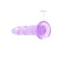 Dildo RealRock Crystal Clear z przyssawką 17 cm - 5