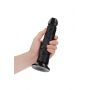 Dildo realistyczne zakrzywione z przyssawką RealRock czarne 20,5 cm - 6