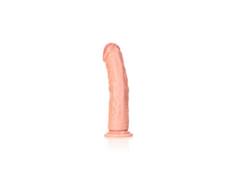 Dildo realistyczne zakrzywione RealRock z przyssawką 23 cm - 4