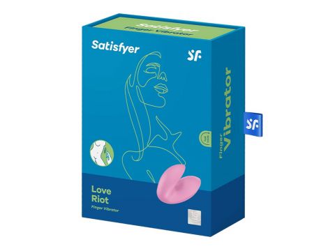 Wibrator na palec Satisfyer Love Riot różowy USB