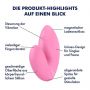 Wibrator na palec Satisfyer Love Riot różowy USB - 7