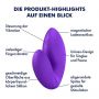Wibrator na palec Satisfyer Love Riot fioletowy USB - 7