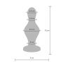 Korek analny silikonowy ToyJoy niebieski 12 cm - 11