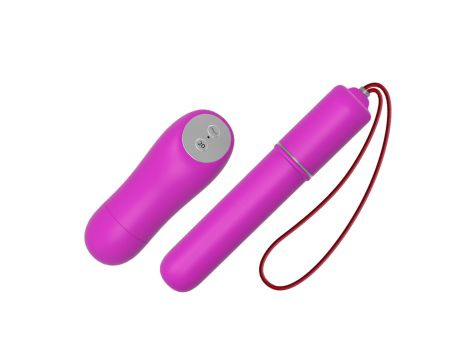 Wibrator mini bullet Baile Magic X20 20 funkcji z pilotem zdalnym - 2