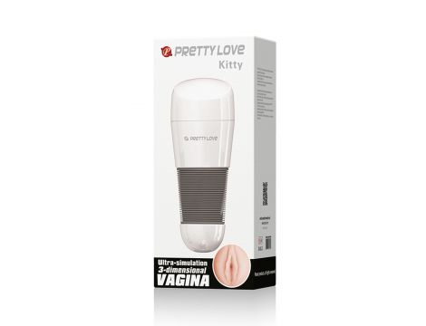 Masturbator Kitty Pretty Love silikonowy TPR ABS - 7