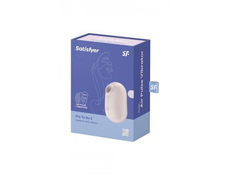Stymulator łechtaczki Satisfyer Pro To Go 2 beżowy USB