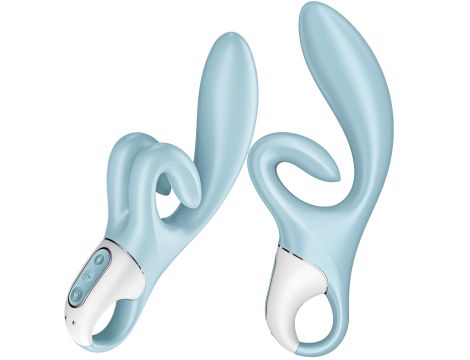 Wibrator króliczek Satisfyer Touch Me niebieski USB - 2