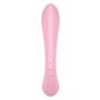 Wibrator króliczek Satisfyer Triple Oh różowy z 3 silnikami USB - 5