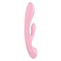 Wibrator króliczek Satisfyer Triple Oh różowy z 3 silnikami USB - 6