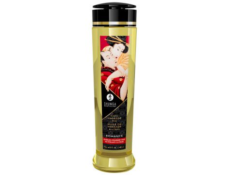 Olejek do masażu erotycznego Shunga Romance truskawka szampan 240 ml