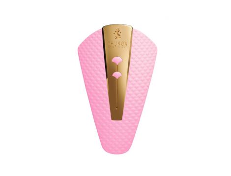 Stymulator łechtaczki Shunga Obi różowy silikonowy USB 11 cm
