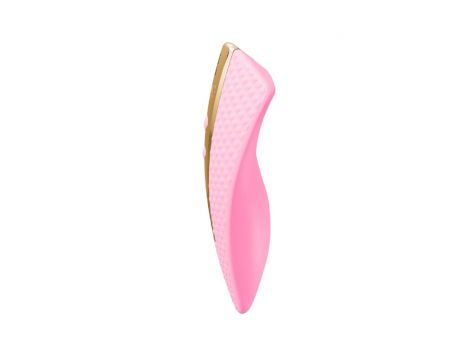 Stymulator łechtaczki Shunga Obi różowy silikonowy USB 11 cm - 3