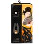 Wibrator podwójny Shunga Aiko silikonowy czarny USB 11 cm - 4