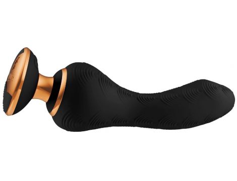 Wibrator punktu G Shunga Sanya silikonowy czarny USB 18 cm - 2