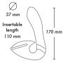 Stymulator łechtaczki Shunga Soyo malinowy silikonowy USB 17 cm - 5