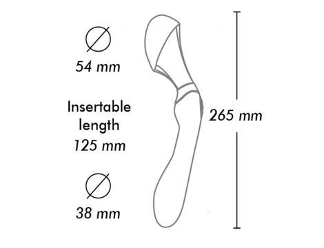 Masażer intymny Shunga Zoa silikonowy różowy 27 cm USB - 4