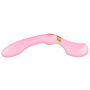 Masażer intymny Shunga Zoa silikonowy różowy 27 cm USB - 2